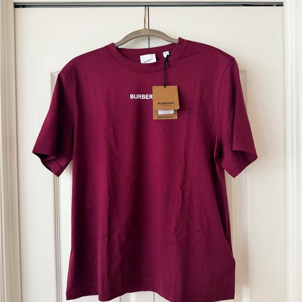 Burberry burgundy Tee